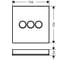 Вентиль HANSGROHE Select glass 15736600 Trio/Quattro запорный/переключающий 00000044224 3