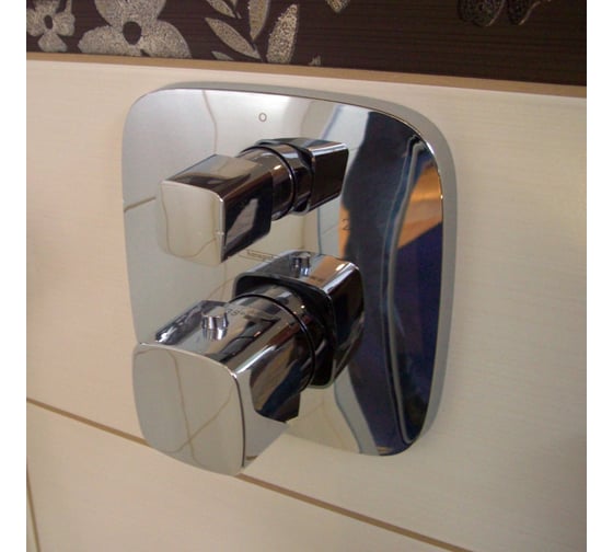 Термостатический смеситель для душа HANSGROHE 15775000 PuraVida (внешняя часть) 00000007541