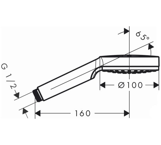 Ручной душ HANSGROHE 26331400 Crometta 1jet 00000048366