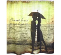 Штора для ванной Zalel фотопринт, 180x200, one the beach, без колец (2403) 553271