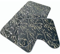 Набор ковриков д/ванной Zalel mramor 60x100+50x60 серый 553294