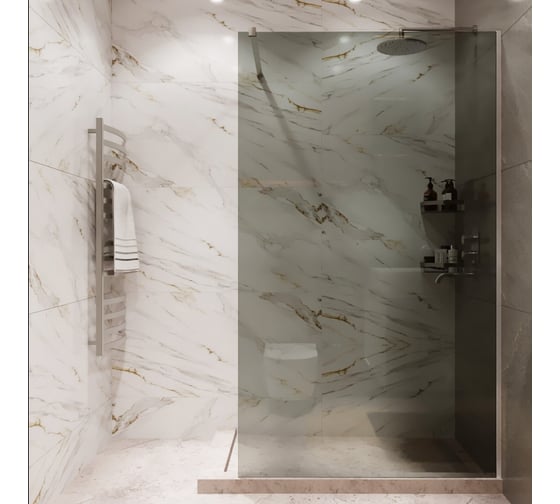 Душевая перегородка Mebelvann Walk In 2000x900 SILVER BEN-602_SL_T _2000x900