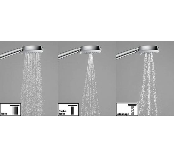 Душевой гарнитур HANSGROHE 26656400 Crometta 100 Multi 90см 00000040363
