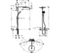 Душевая система HANSGROHE 27114000 Raindance Select Showerpipe 300 00000007652 9