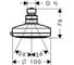 Верхний душ HANSGROHE 27441000 Croma 100 Vario 00000007740 2