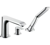 Смеситель для ванны на 3 отверстия HANSGROHE 31190000 Metris 00000008186