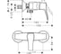 Смеситель для душа HANSGROHE 31672000 Metris Classic 00000008251 2