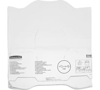 Покрытие бумажное KIMBERLY-CLARK PROF 393x381 мм, 125 шт/уп, персональное на сиденье унитаза, белый 1/12 KC-6140
