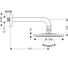 Верхний душ HANSGROHE 27476000 Raindance Air 180 00000007768 3