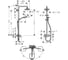 Душевая система HANSGROHE 27258400 Croma Select E 180 2jet 00000040375 2
