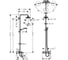 Душевая система HANSGROHE 27351400 Croma Select S 180 2jet 00000042194 2