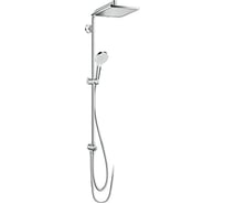 Душевая система HANSGROHE 27289000 Crometta Е 240 1jet Showerpipe Reno Ecosmart 00000048510