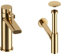 Смеситель для раковины в ванную комнату Wellsee ONCE! and forever в наборе 3 в 1 201000088