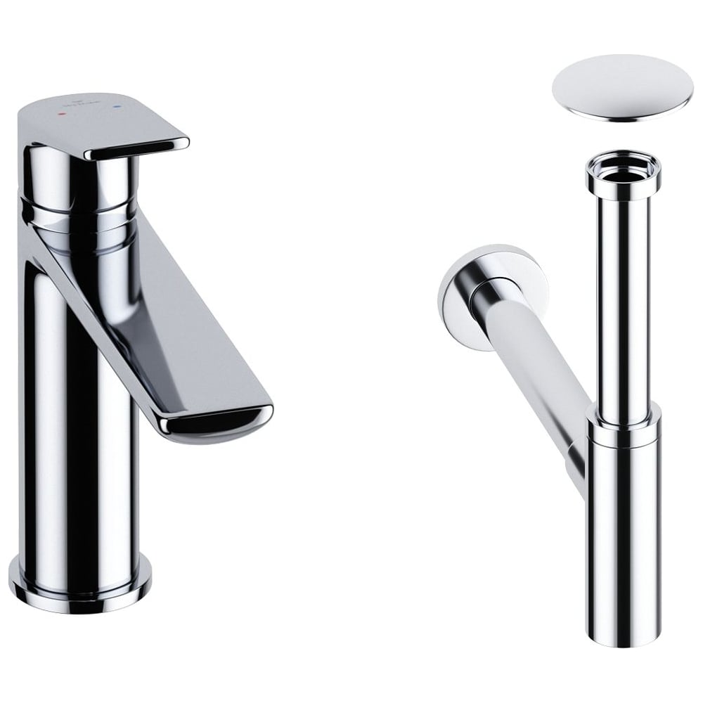 Смеситель для раковины в ванную комнату Wellsee ICON! for life в наборе ...