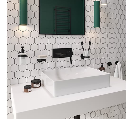 Стакан с держателем для зубных щеток Wellsee Finishing Touch 182507000
