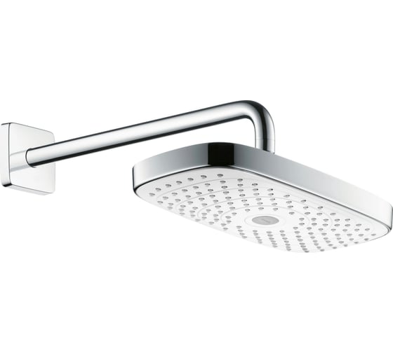 Верхний душ HANSGROHE 27385400 Raindance Select Е300 2jet с держателем 390мм 00000029678