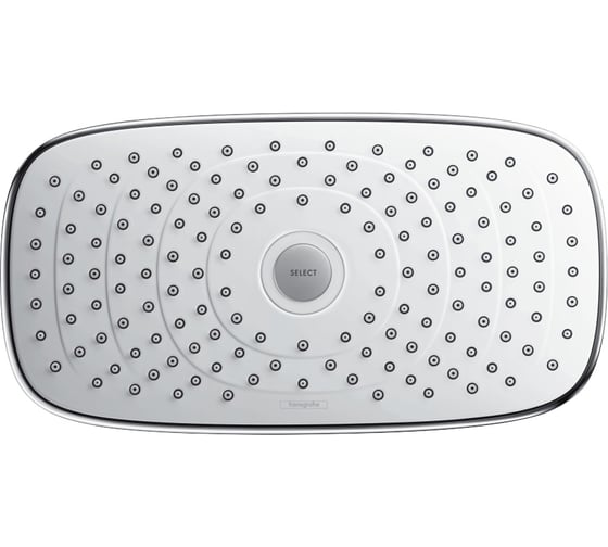 Верхний душ HANSGROHE 27385400 Raindance Select Е300 2jet с держателем 390мм 00000029678