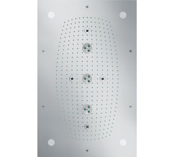 Верхний душ HANSGROHE 28418000 Raindance Rainmaker 680х460 подсветка 00000008003
