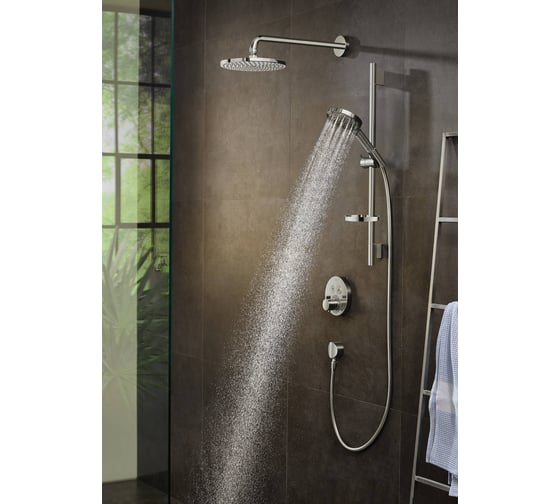 Душевой гарнитур HANSGROHE 27654000 Raindance Select S 120 3iet PowderRain Unica Puro 00000061288