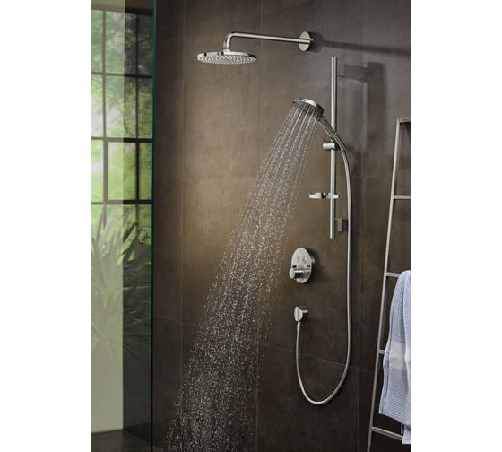 Душевой гарнитур HANSGROHE 27654000 Raindance Select S 120 3iet PowderRain Unica Puro 00000061288