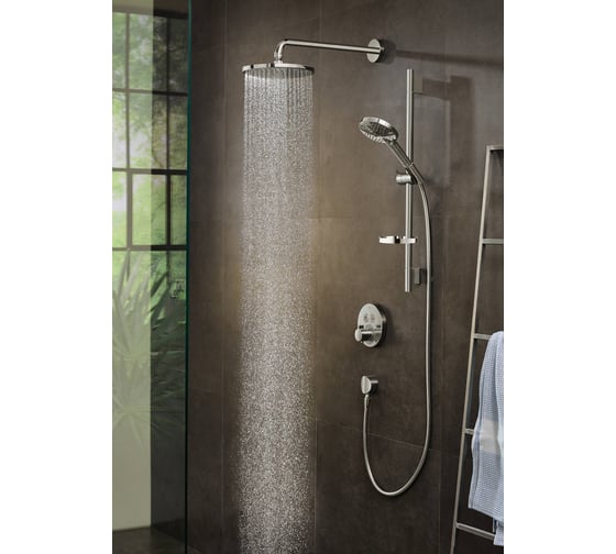 Душевой гарнитур HANSGROHE 27654000 Raindance Select S 120 3iet PowderRain Unica Puro 00000061288