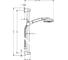 Душевой гарнитур HANSGROHE 27843090 Raindance Classic 100 AIR 3jet/Unica'Classic 65 см 00000053877 2