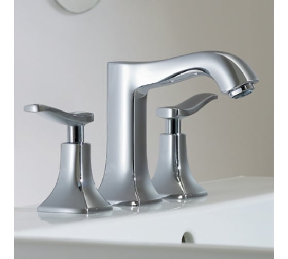 Смеситель для раковины HANSGROHE 31073000 Metris Classic на 3 отверстия 00000008146