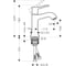 Смеситель для раковины HANSGROHE 31075000 Metris Classic 00000008147 5