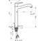 Смеситель для раковины HANSGROHE 31078000 Metris Classic 00000008151 5