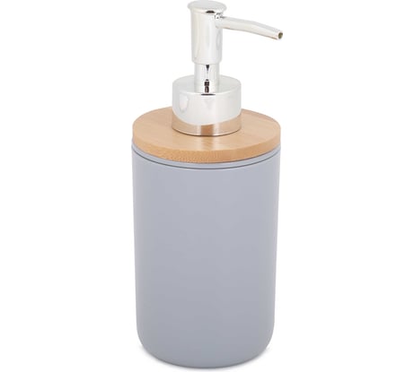 Дозатор для жидкого мыла ЗПИ «Альтернатива» "Бамбук" серый М8060