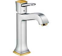 Смеситель для раковины 160 хром/золото HANSGROHE 31302090 Metropol Classic 00000053661