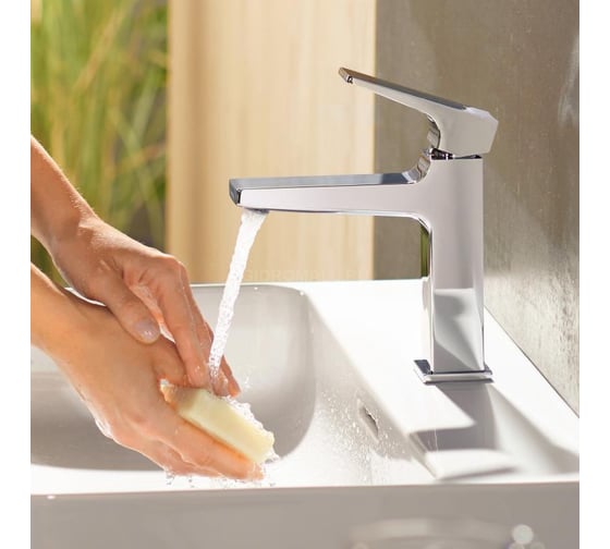 Смеситель для раковины 110 push-open HANSGROHE 74507000 Metropol 00000055877