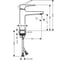 Смеситель для раковины 110 push-open HANSGROHE 74507000 Metropol 00000055877 5