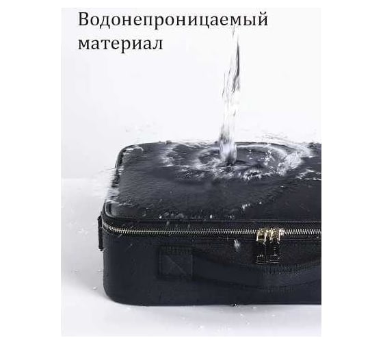 Органайзер для косметики Homium Cosmetic Box, черный, размер 36*25*10см boxcosmetic01