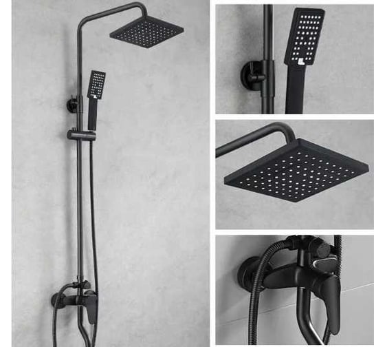 Душевой комплект Homium Shower 3 Black FaucSB3