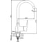 Смеситель для кухни AV Engineering (Lt) D40, серия CID AVCID4-A557-610 8