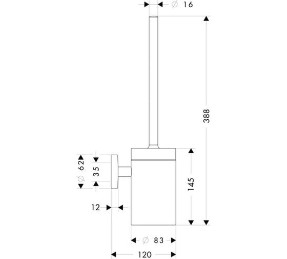 Ёршик HANSGROHE 40522000 Logis 00000008436
