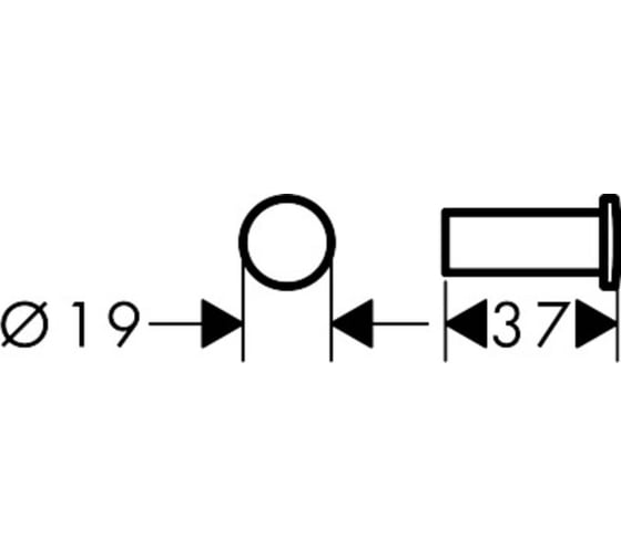 Крючок HANSGROHE 41711000 Logis Universal 00000061841