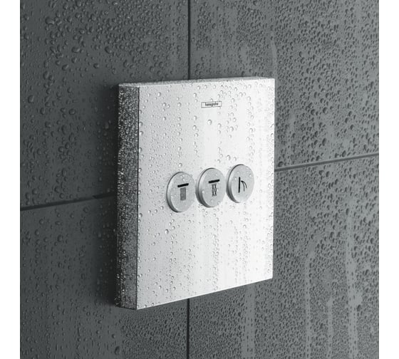 Вентиль HANSGROHE 15764000 Select запорный/переключающий на 3 потребителя 00000031343