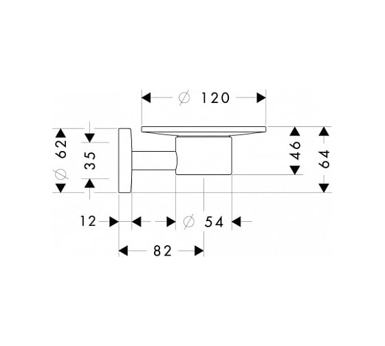 Мыльница HANSGROHE 40515000 Logis 00000008427