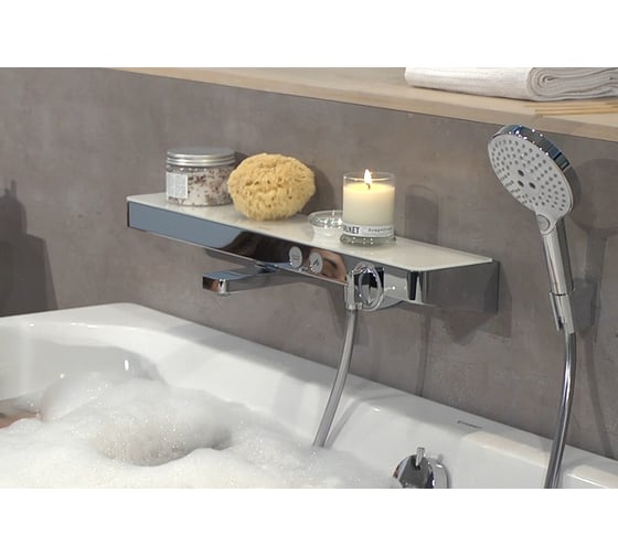 Термостатический смеситель для ванны HANSGROHE 13183400 ShowerTabletSelect 700 00000044001