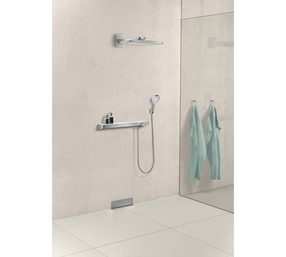 Термостатический смеситель для душа HANSGROHE 13184000 ShowerTabletSelect 700 хром 00000044007