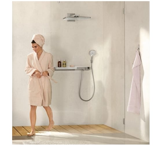 Термостатический смеситель для душа HANSGROHE 13184000 ShowerTabletSelect 700 хром 00000044007