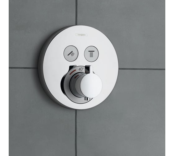 Внешняя часть смесителя для душа HANSGROHE 15748000 ShowerSelect S 00000046040