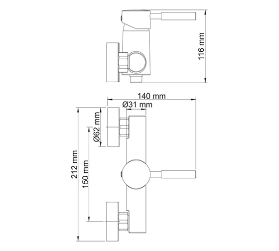 Смеситель для душа WasserKRAFT Main 4102