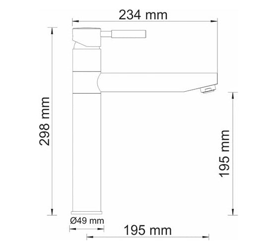Смеситель для кухни WasserKRAFT Main 4107