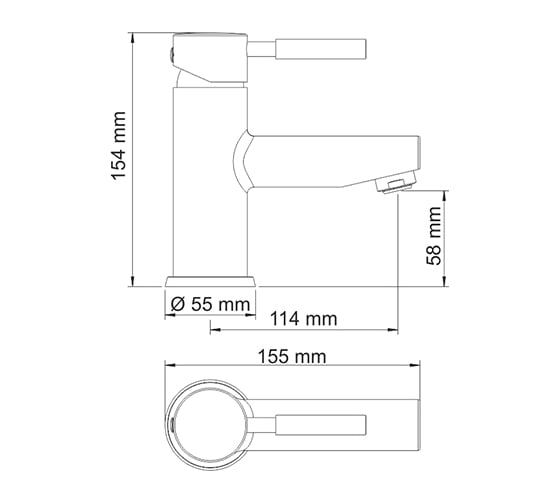 Смеситель для умывальника WasserKRAFT Main 4103