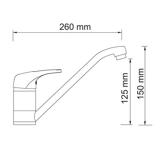 Смеситель для кухни WasserKRAFT Oder 6307