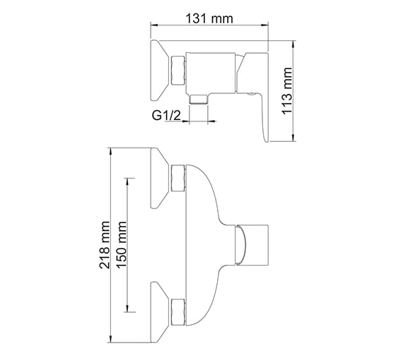 Смеситель для душа WasserKRAFT Leine 3502