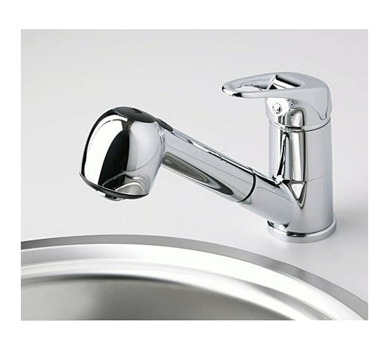 Смеситель для кухни WasserKRAFT Oder с выдвижной лейкой 6365